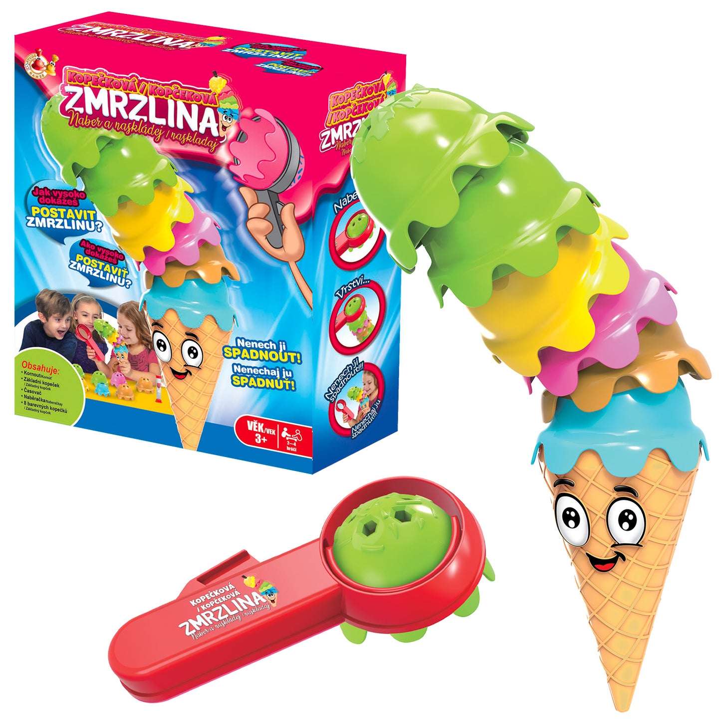 STUDO GAMES - Kopečková zmrzlina - Naber a naskládej
