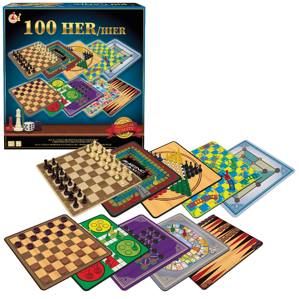 STUDO GAMES - 100 HER společenské hry