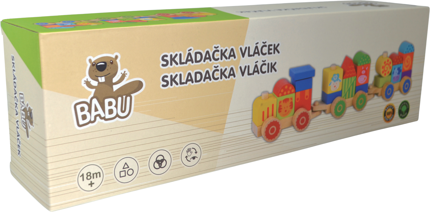 BABU - Skládačka vláček - Image 2