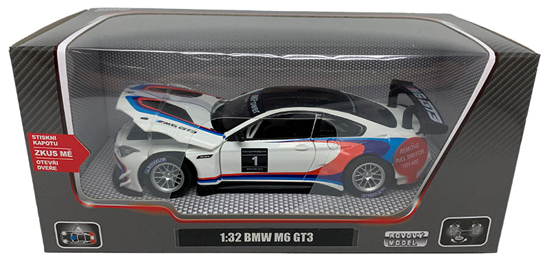 Kovový model - 1:32 BMW M6 GT3