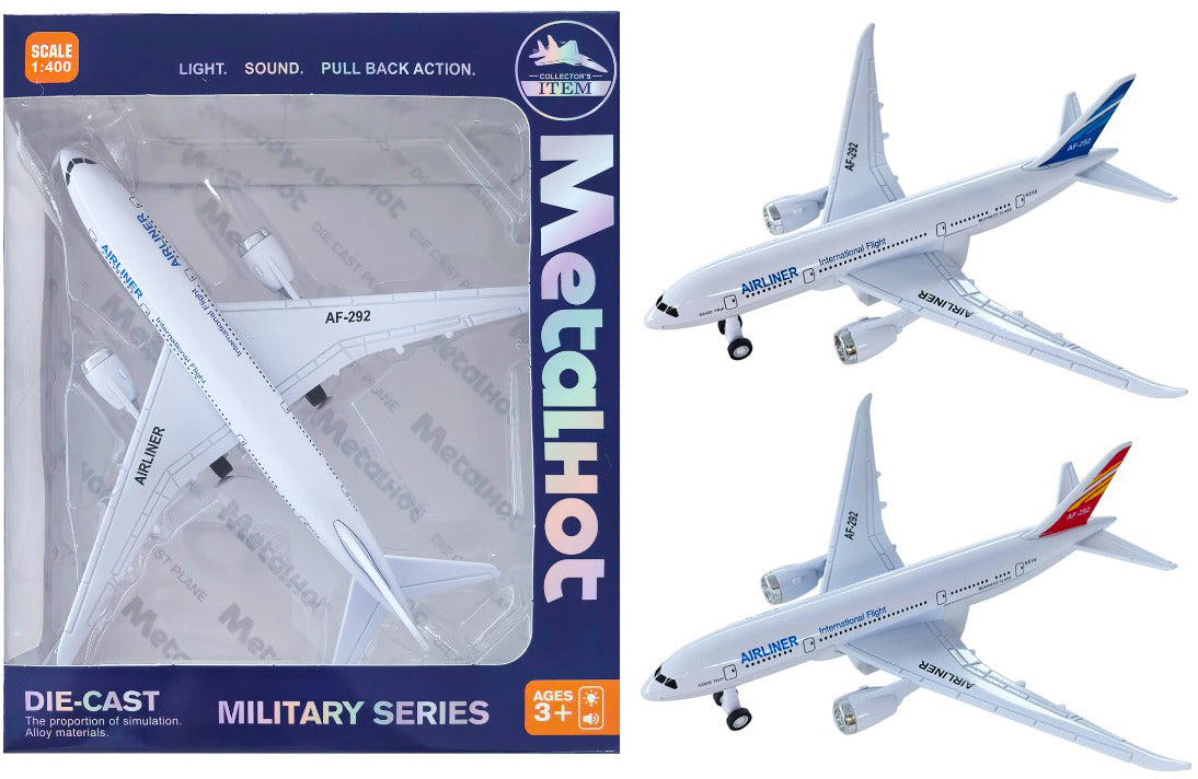 Kovový Model 1:400 Dopravní Letadlo AF-292 Airliner - více druhů