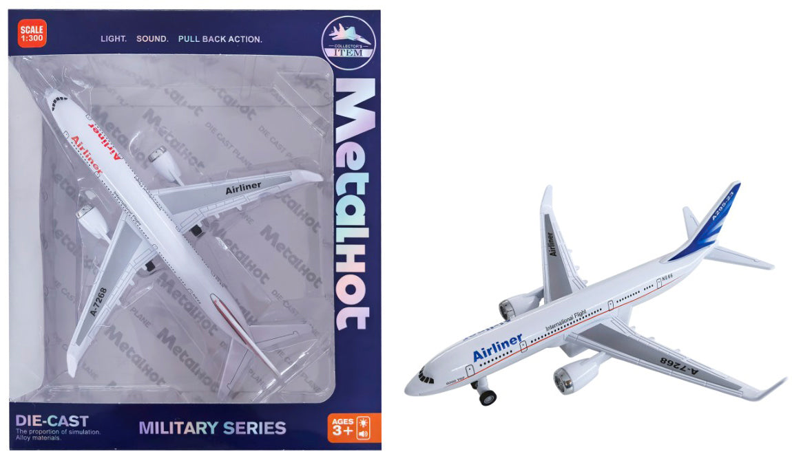 Kovový Model Letadla Airliner MetalHot na Stojánku 1:860 - dva druhy
