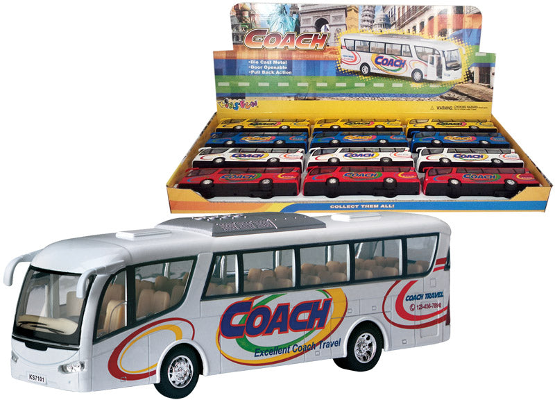 Kovový model - Autobus 4 druhy