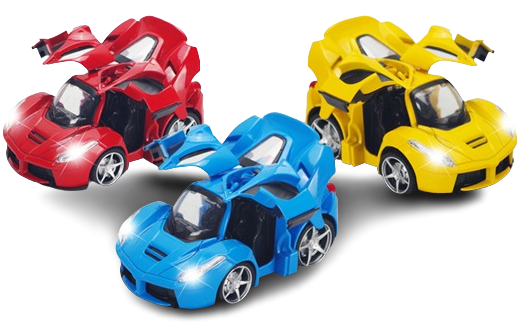 Auto 1:32 na zpětné natahování SVĚTLO/ZVUK více druhů