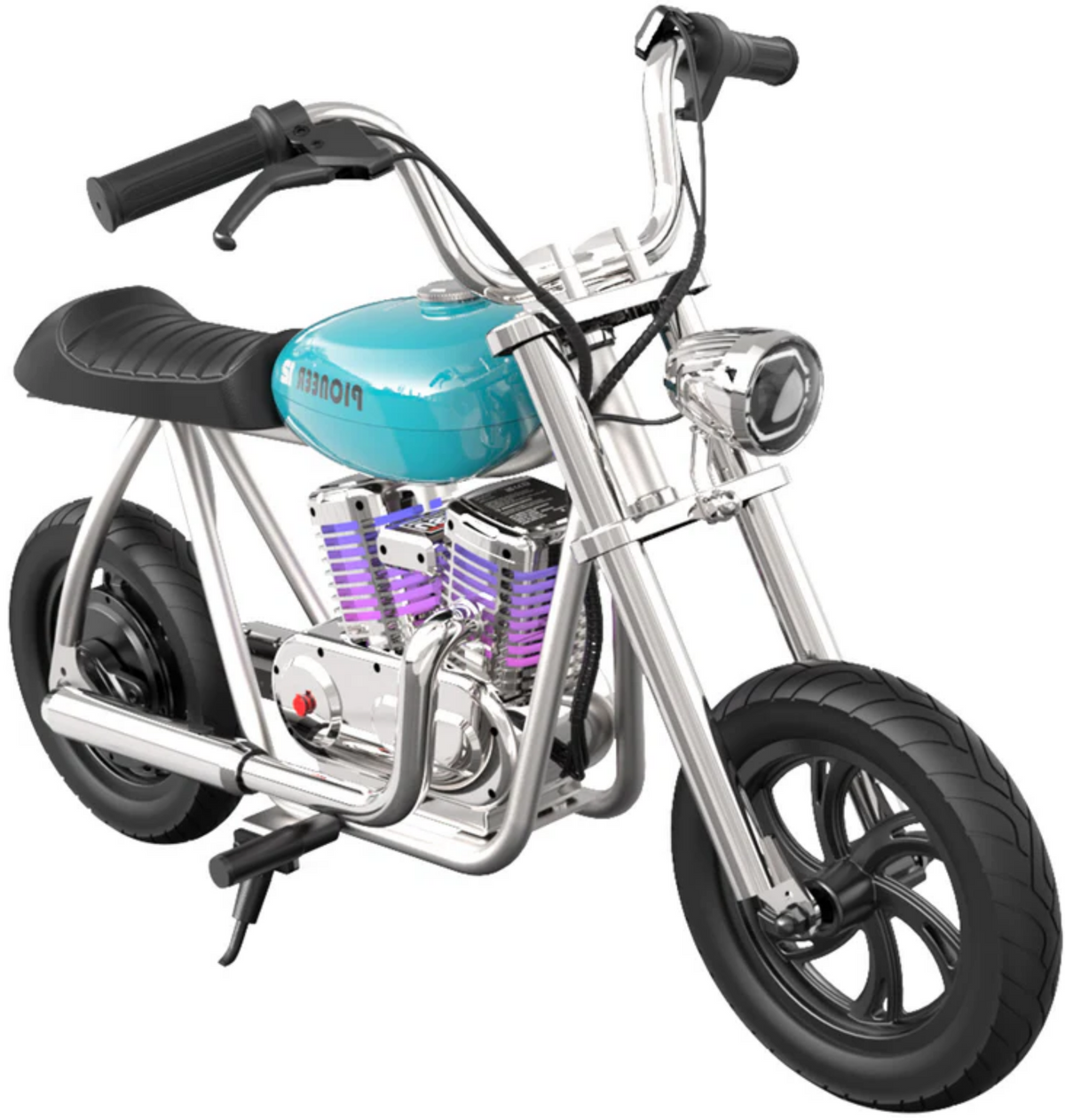 HYPER GOGO Pioneer 12 Plus APP dětská motorka modrá