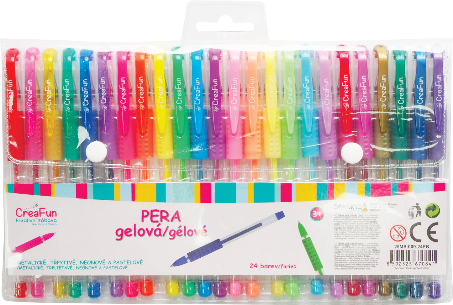 CreaFun - Gelová pera 24 barev - Image 2
