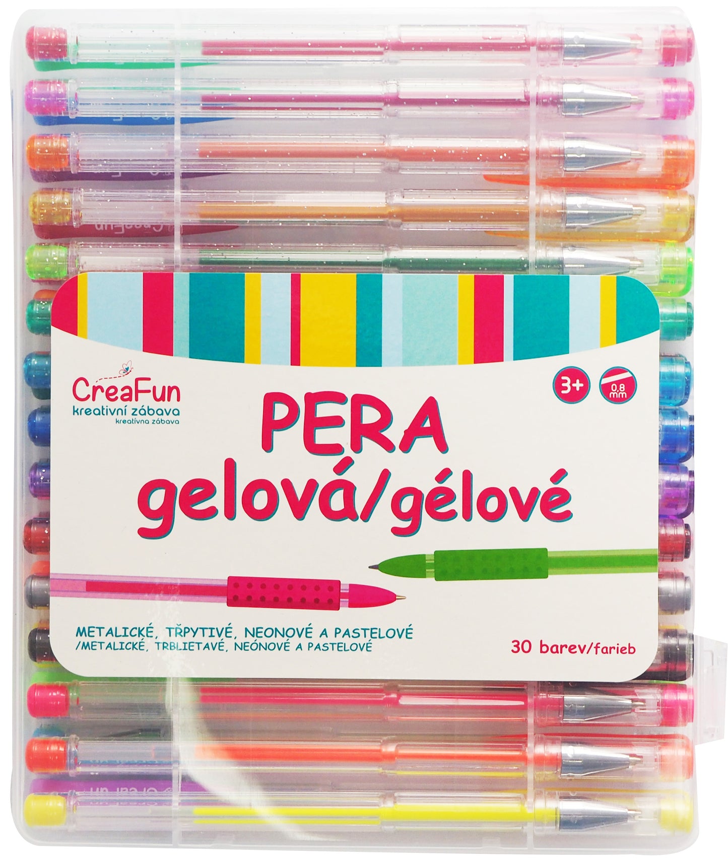 CreaFun - Gelová pera 30 barev - Image 2