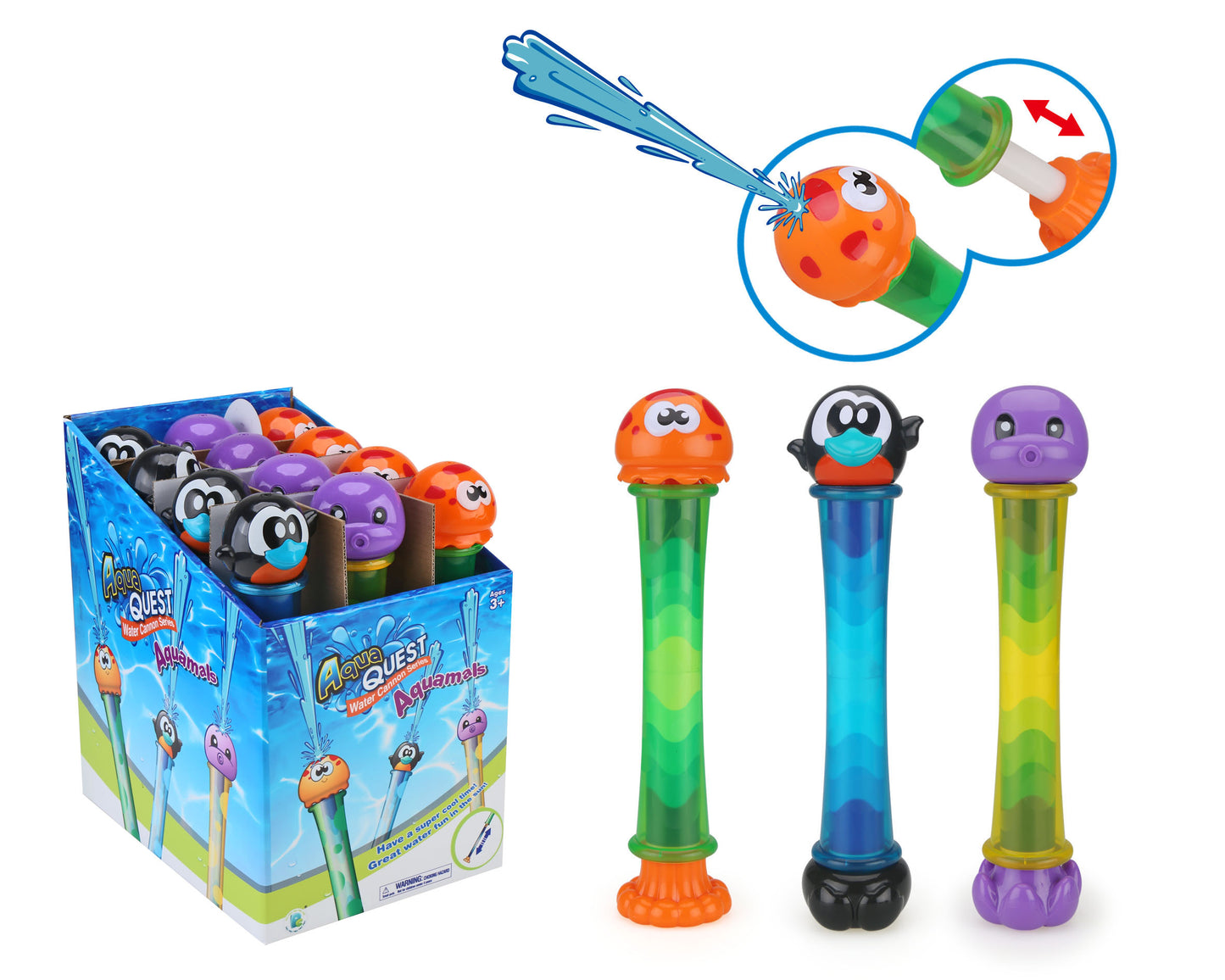Aqua Quest Vodní Dělo Zvířátka - více druhů