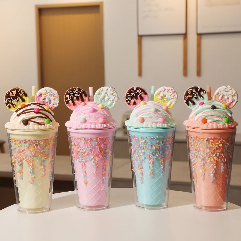 Kelímek s víčkem a brčkem Oreo 480ml - více variant - Image 2