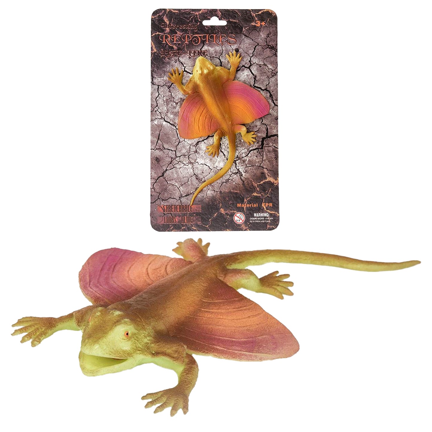 Živá příroda: Flying Lizard - realistický model hada (48 cm)