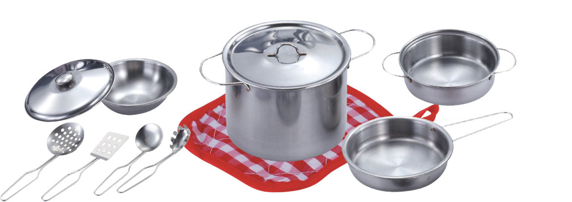 Kovová sada nádobí s příslušenstvím 11 ks - Image 2