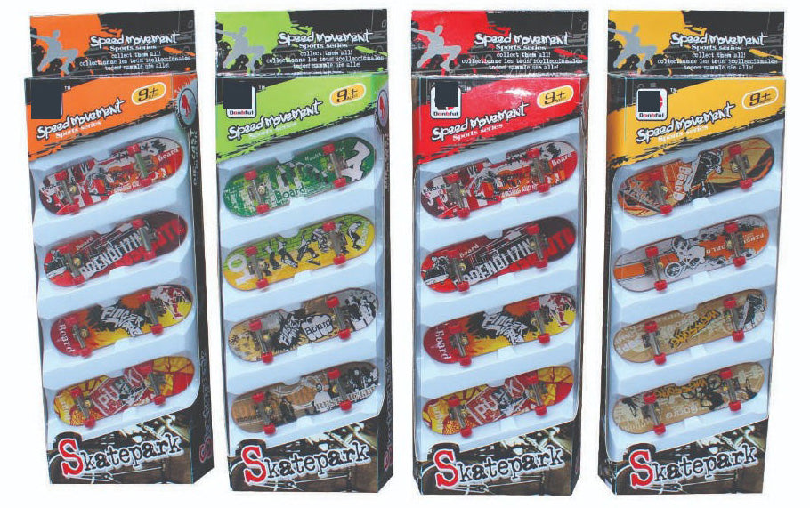 SKATEPARK Multipack Fingerboardů 4ks – více druhů