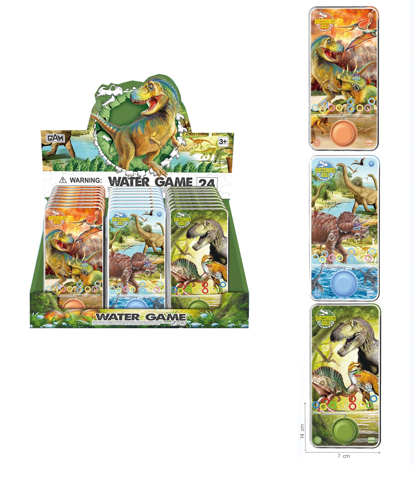 Vodní hra - Dinosaurus - více druhů