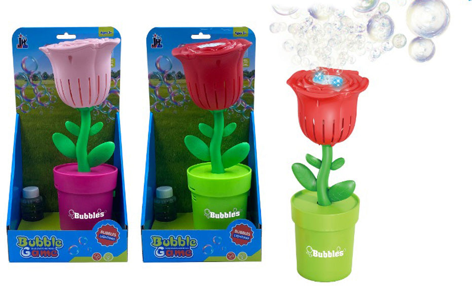 Bublifuk ve tvaru Květiny Růže 29 cm - více druhů