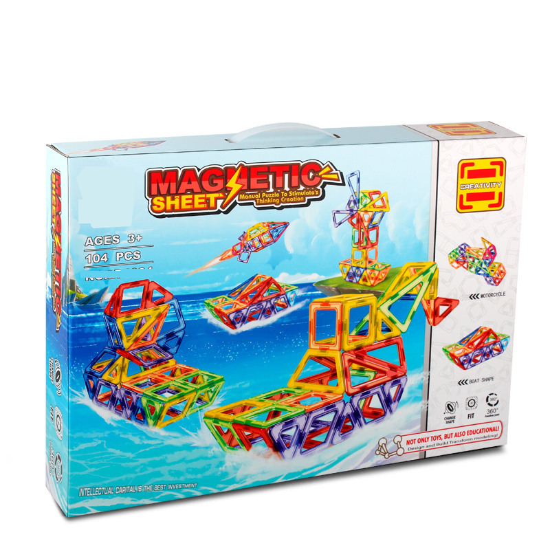 Magnetická stavebnice 104 ks- Loď - Image 2