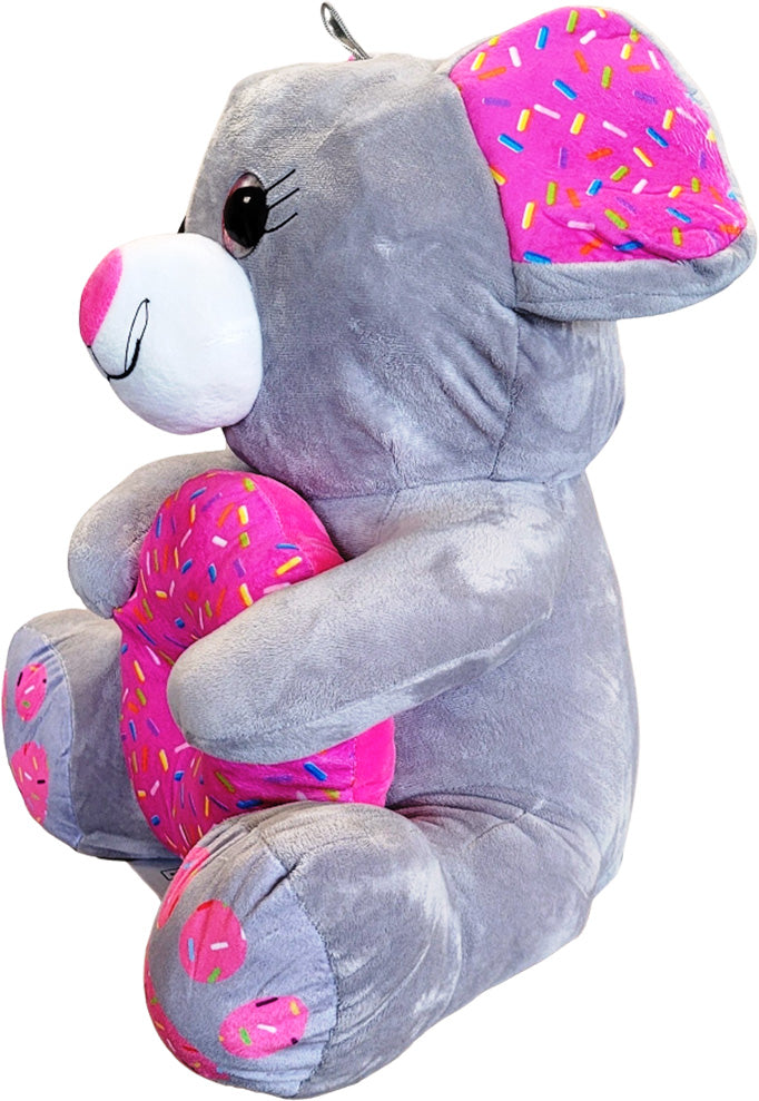 Myš s donutem šedá 25 cm - Image 2