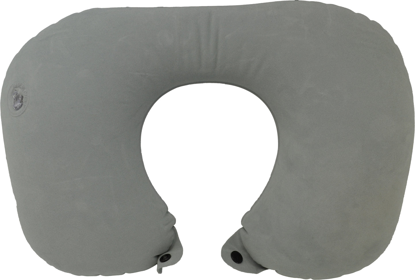 Záhlavník nafukovací vel. 35 cm - šedivý