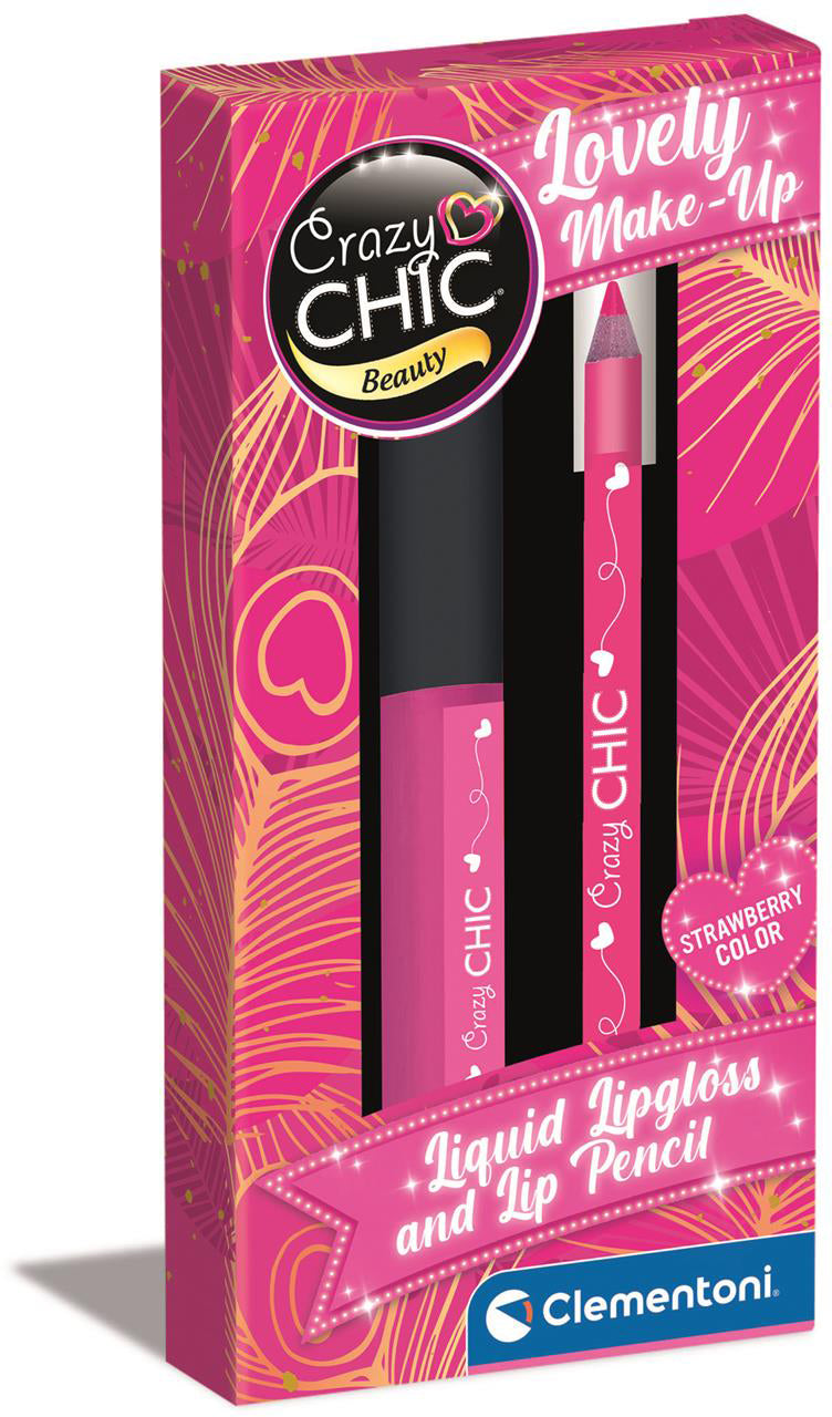 CRAZY CHIC - Lesk na rty a konturovací tužka PINK