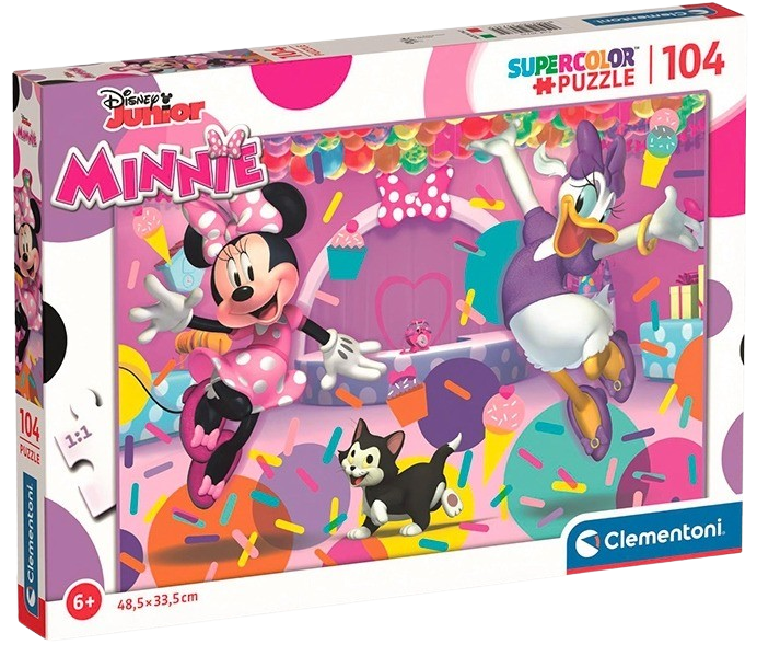 Clementoni - Puzzle 104 Minnie a Daisy