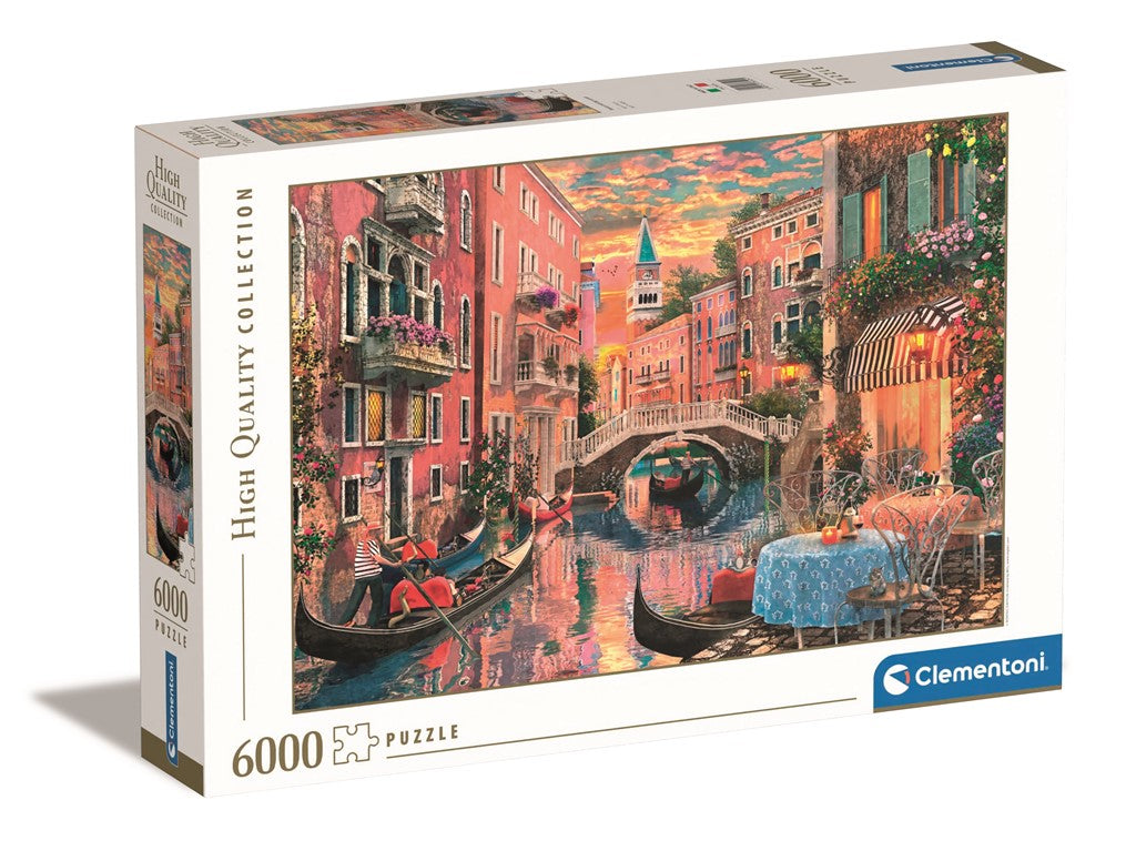 Clementoni - Puzzle 6000 Západ slunce v Benátkách
