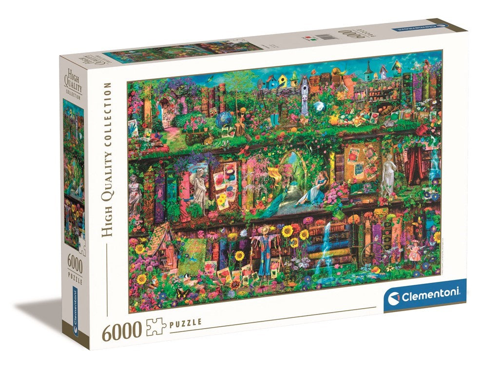 Clementoni - Puzzle 6000 Zahradní police
