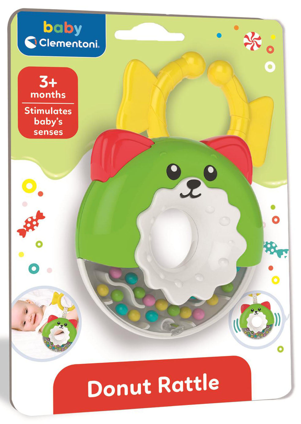 Baby Clementoni - Chrastítko Donut