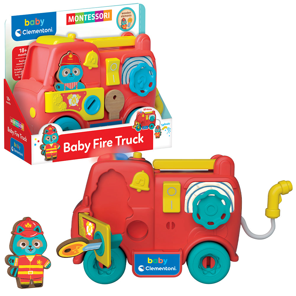 Baby Clementoni - Montessori - Hasičské auto pro nejmenší