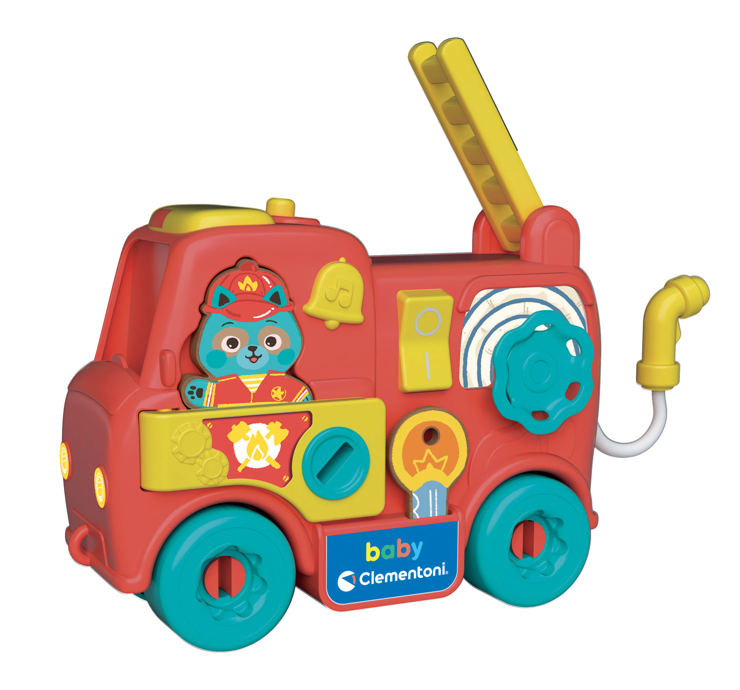Baby Clementoni - Montessori Hasičské Auto pro Miminka - Image 2