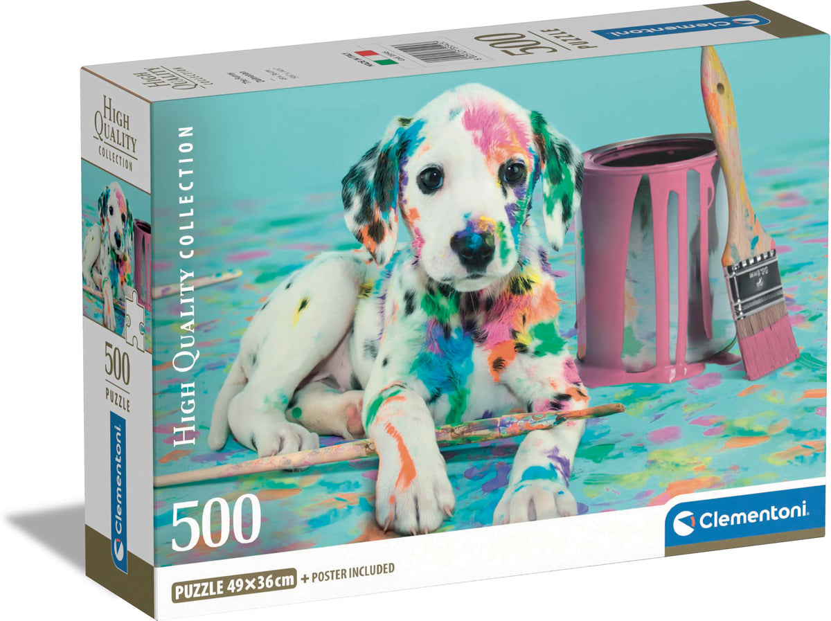 Clementoni - Puzzle 500 Veselý dalmatin