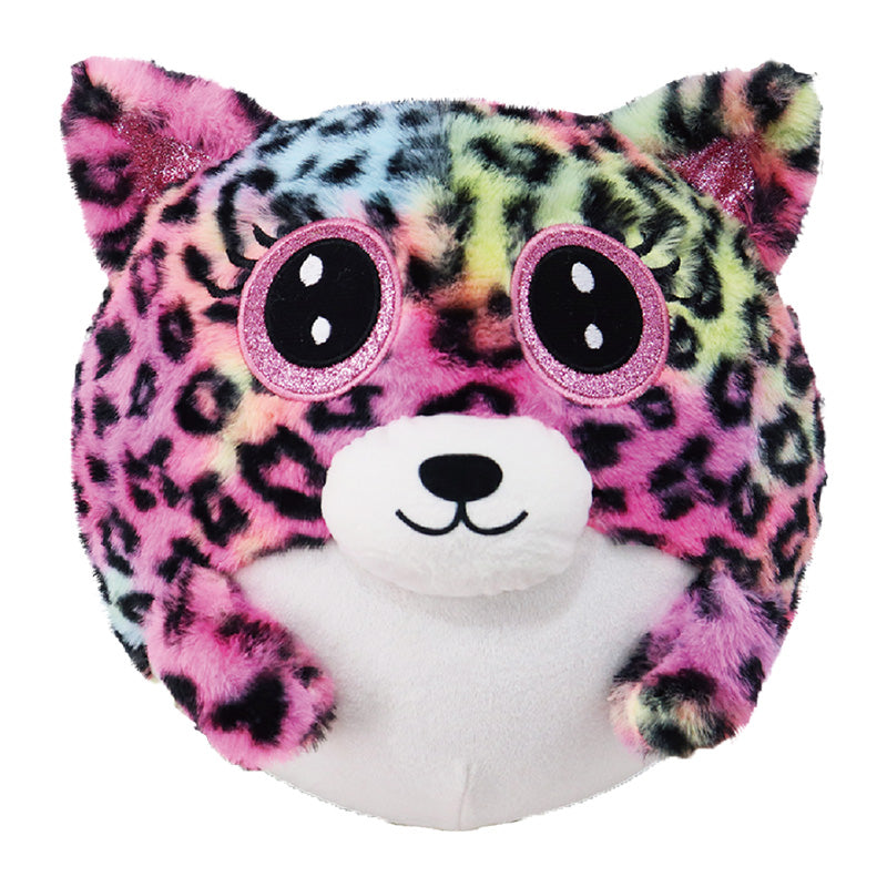 Nafukovací plyšový kamarád - Medvídek leopardí 15 cm