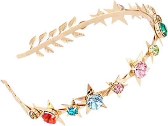 PINK - Čelenka HVĚZDIČKA s drahokamy - Image 2