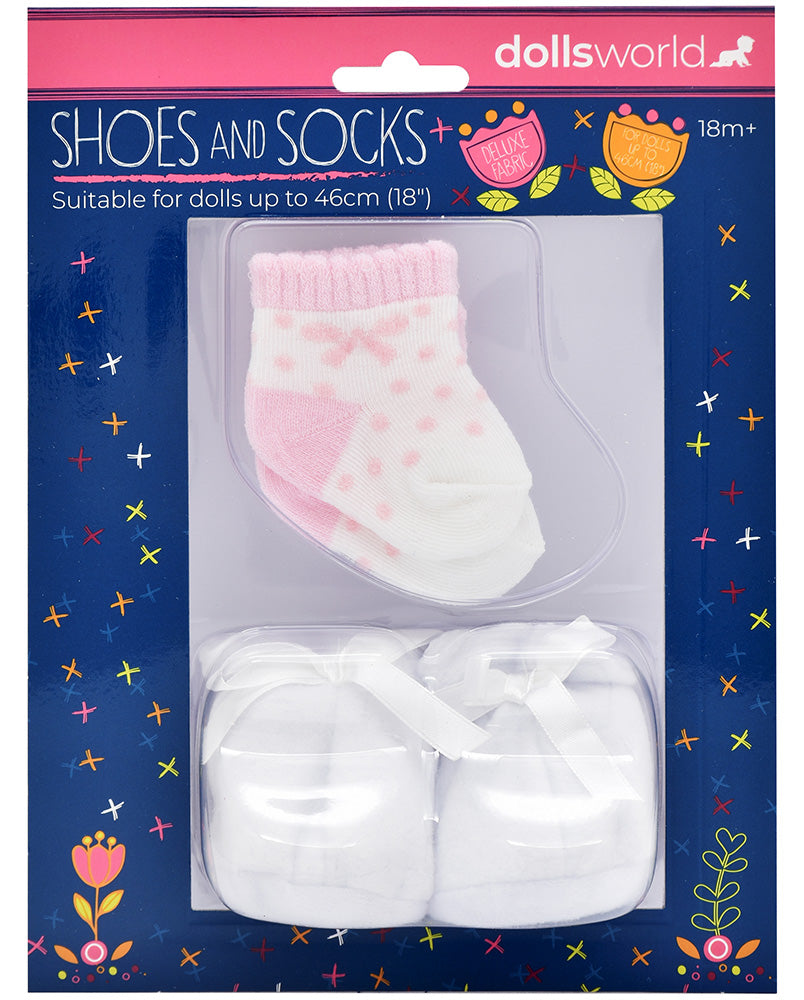 Dolls World - Botičky a ponožky pro panenky 46 cm - 2 druhy - Image 2