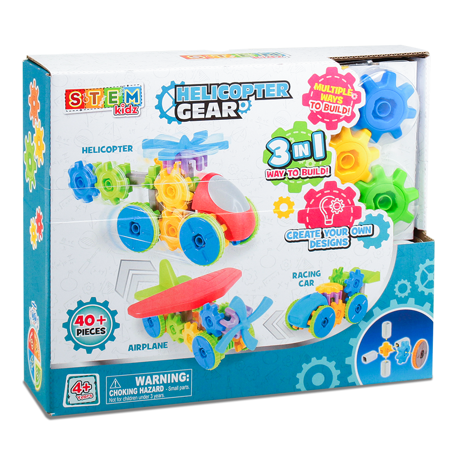 STEM Stavebnice - Vrtulník a závodní auto 3v1 - Image 2