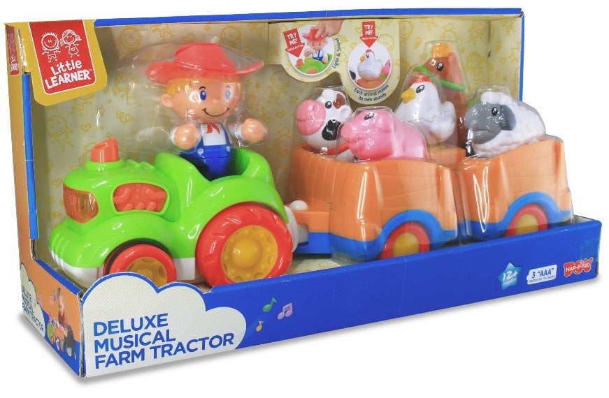 HAP-P-KID Traktor - Zvířecí farma Stiskni a jeď - Image 2