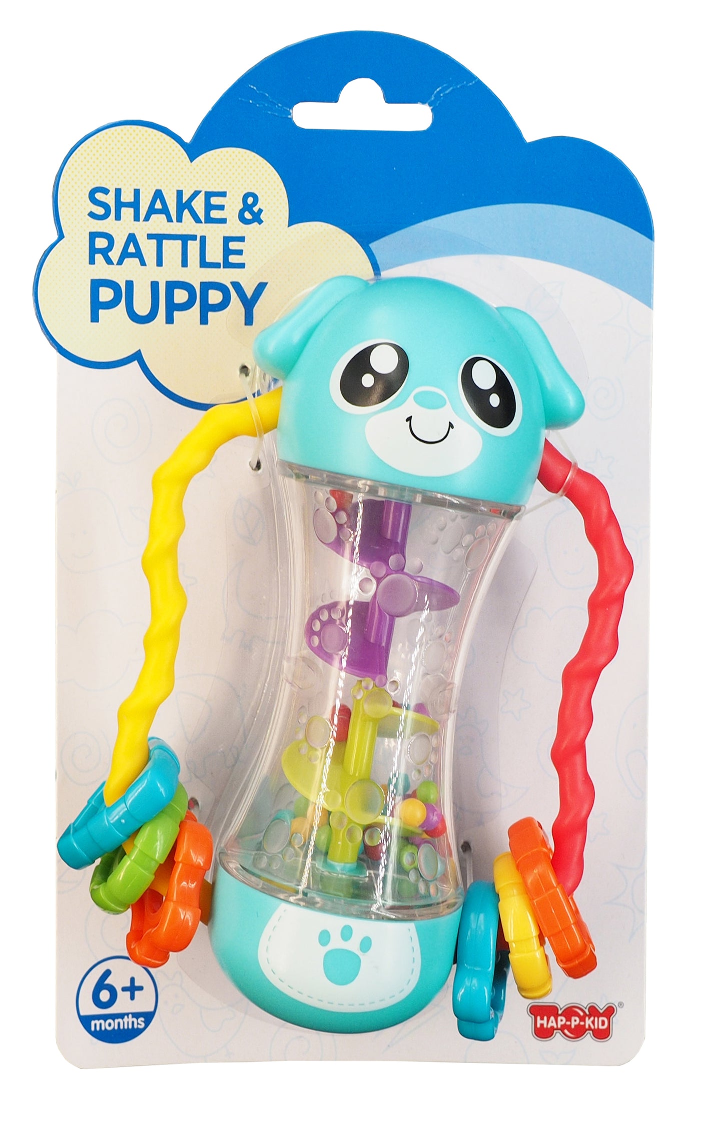 HAP-P-KID Chrastítko pro miminka - Pes