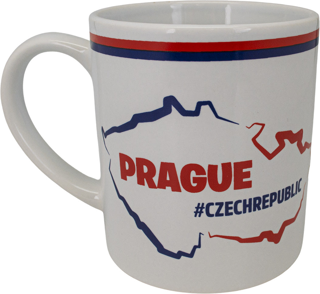 Bílý hrnek 250ml - Česká republika