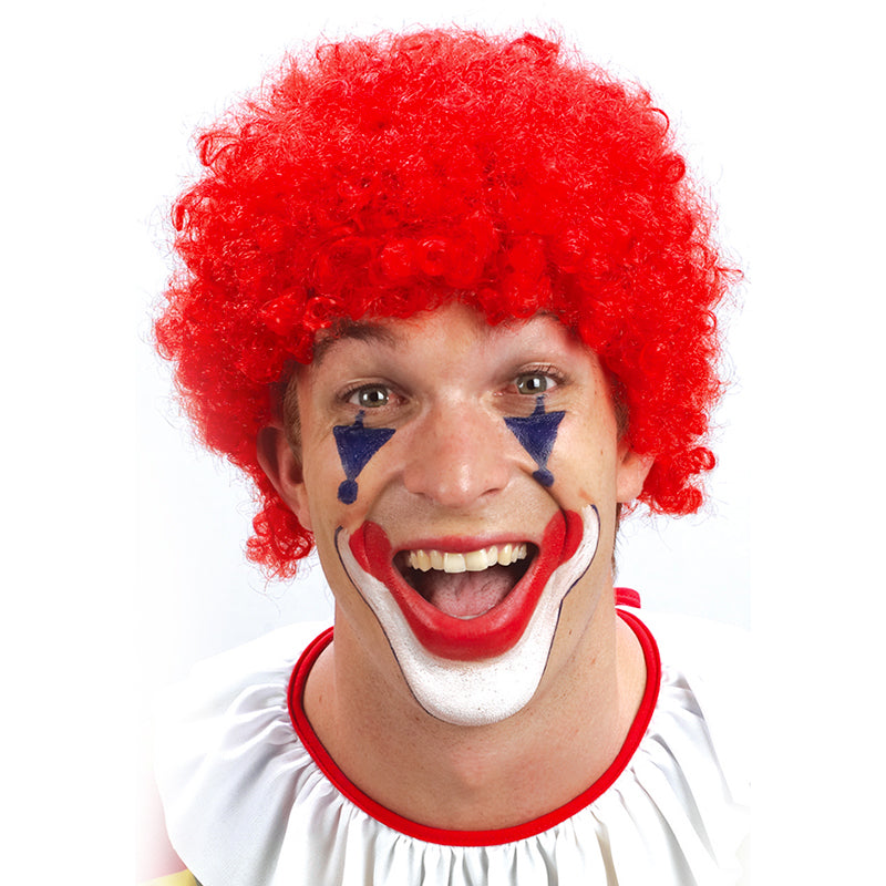 Paruka Klaun červená
