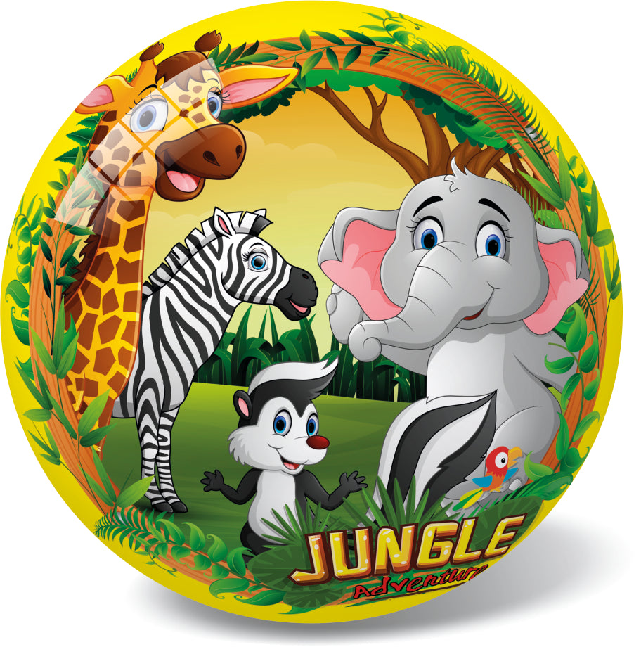 Míč zvířátka z jungle 23 cm