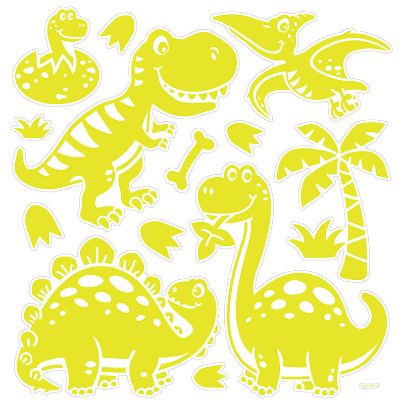 Svítící samolepky na zeď 3D - DINO