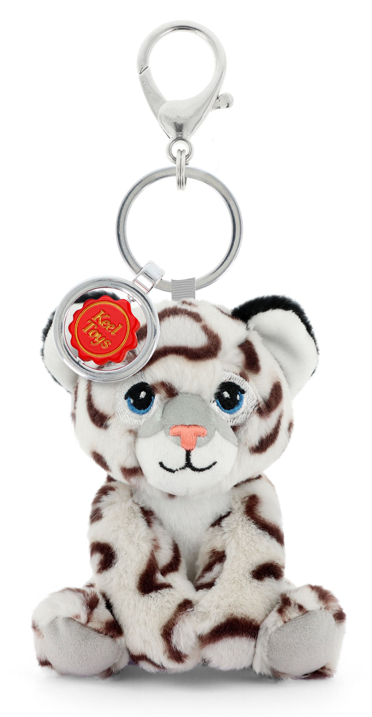 Keeleco Přívěsek na Tašku Sněžný Leopard 12 cm