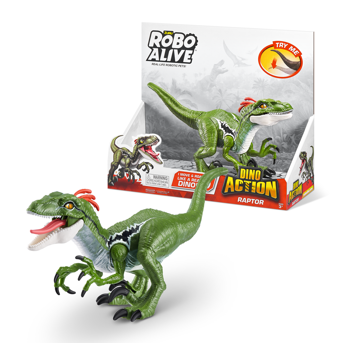 ROBO ALIVE Dino Action Raptor