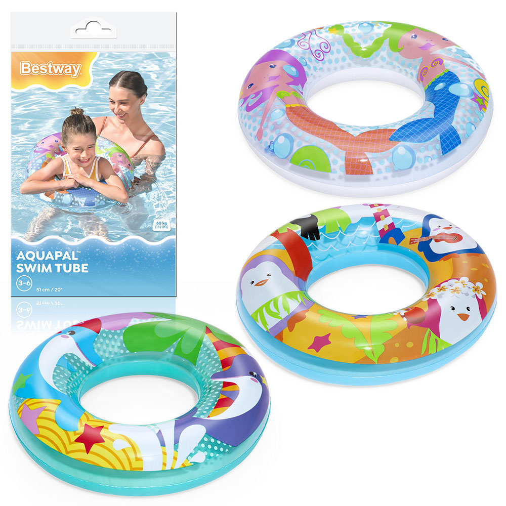 BESTWAY 36113 - Nafukovací kruh 51 cm - 3 druhy