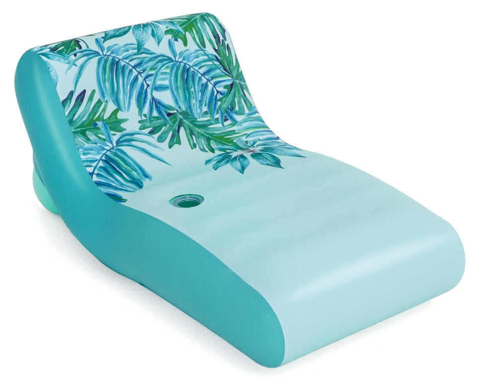 BESTWAY 43402 - Nafukovací lehátko s textilním potahem 176 x 107 cm