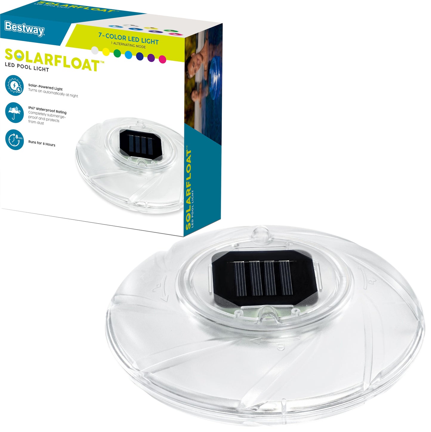 BESTWAY 58111 - Bazénové světlo - solární plovoucí