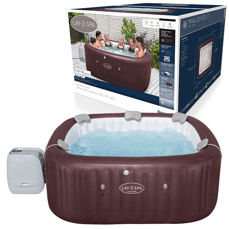BESTWAY 6001U - Vířivka Lay-Z-Spa® Maldives HydroJet Pro™ s APP