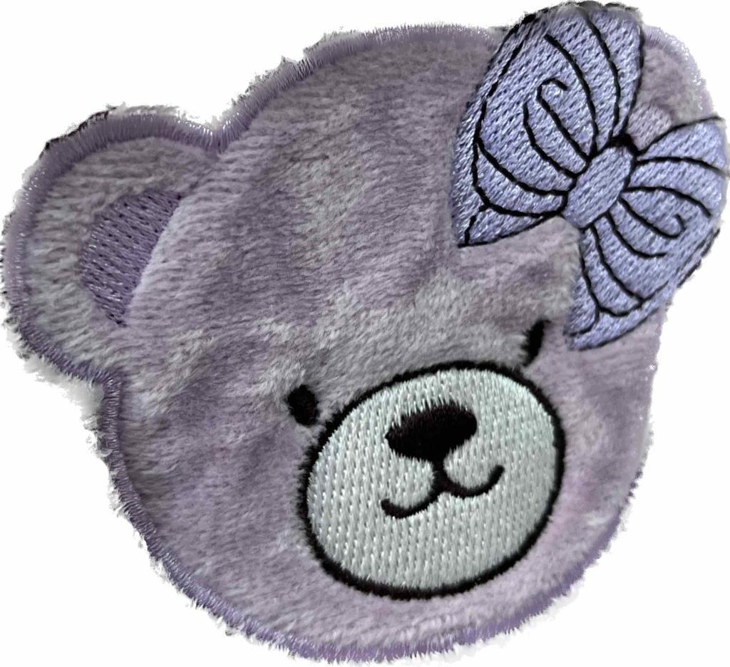 Podzimní bundička fialová - méďa