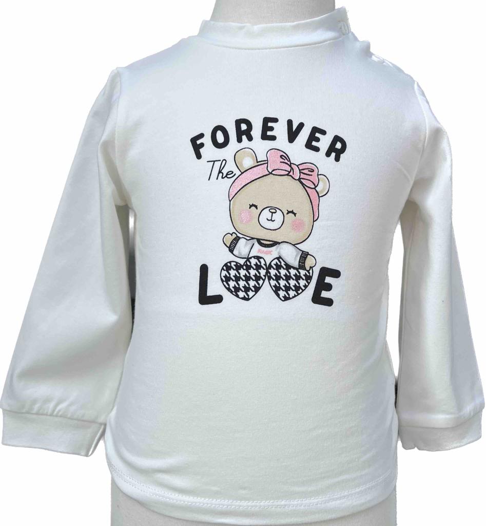 Dívčí teplákový komplet zateplený - Méďa