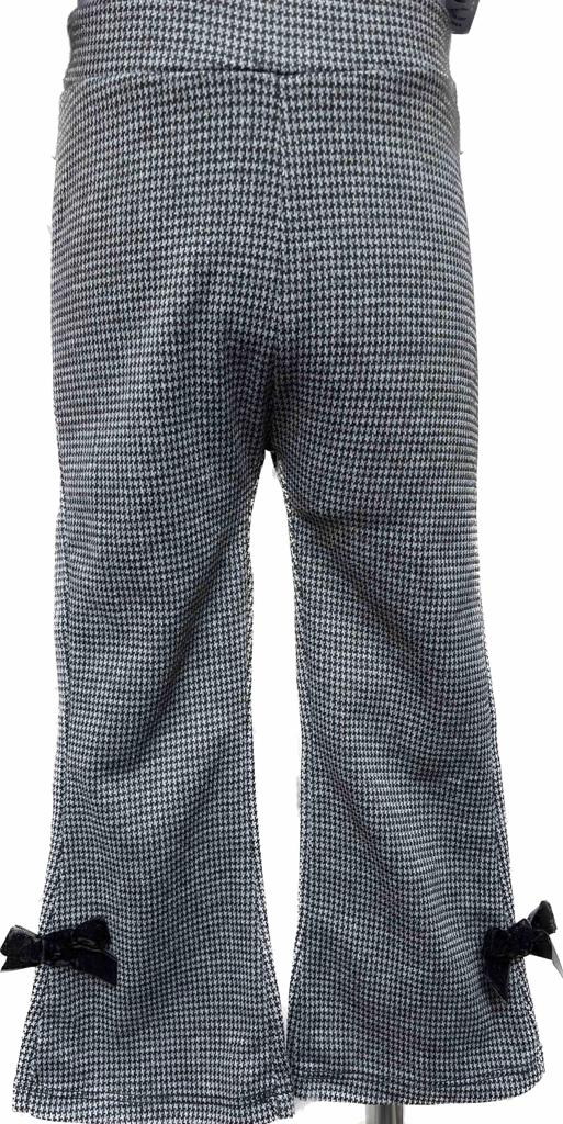 Červeno-šedý dívčí komplet - Beautiful