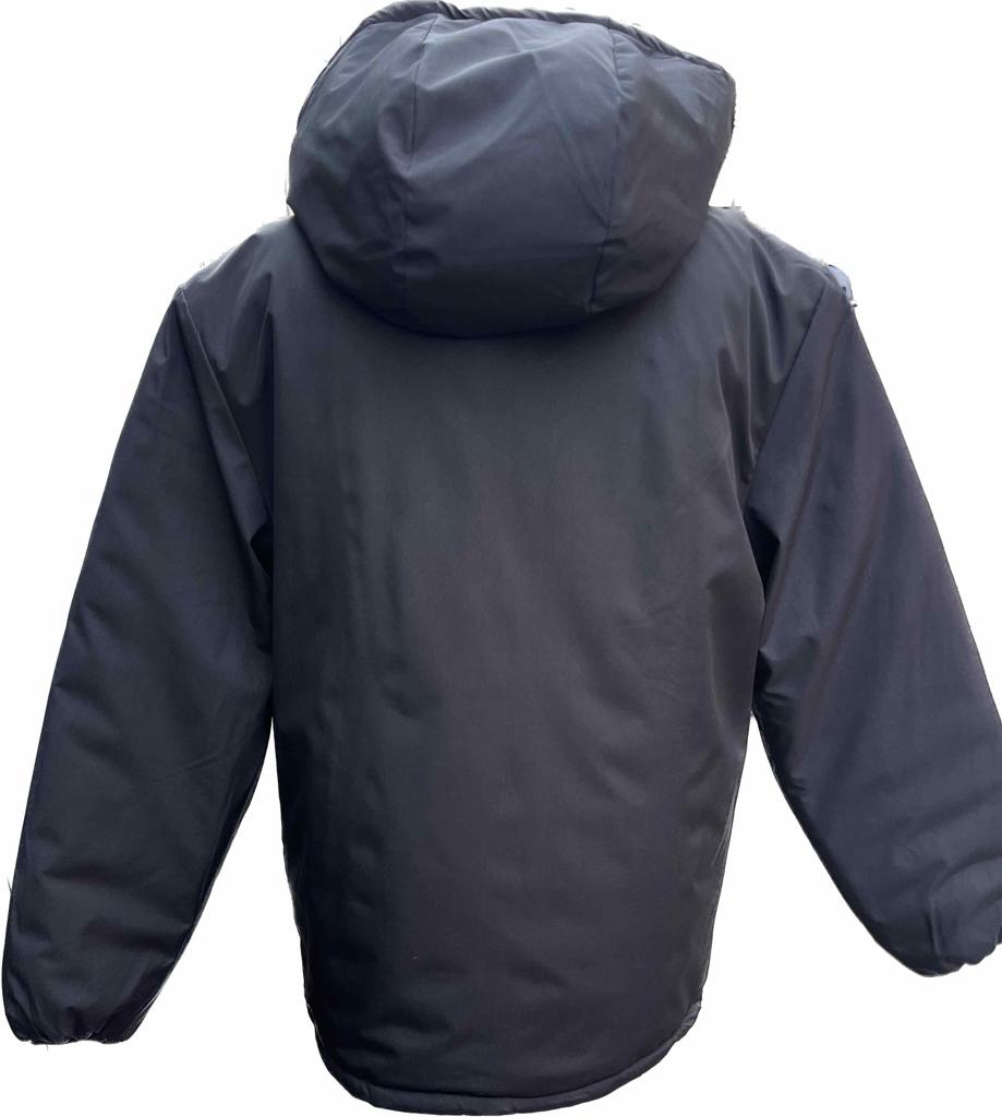 Černá podzimní oboustranná bunda - Dynamit