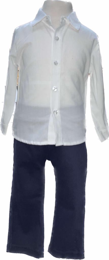 Komplet s bílou košilí - Méďa